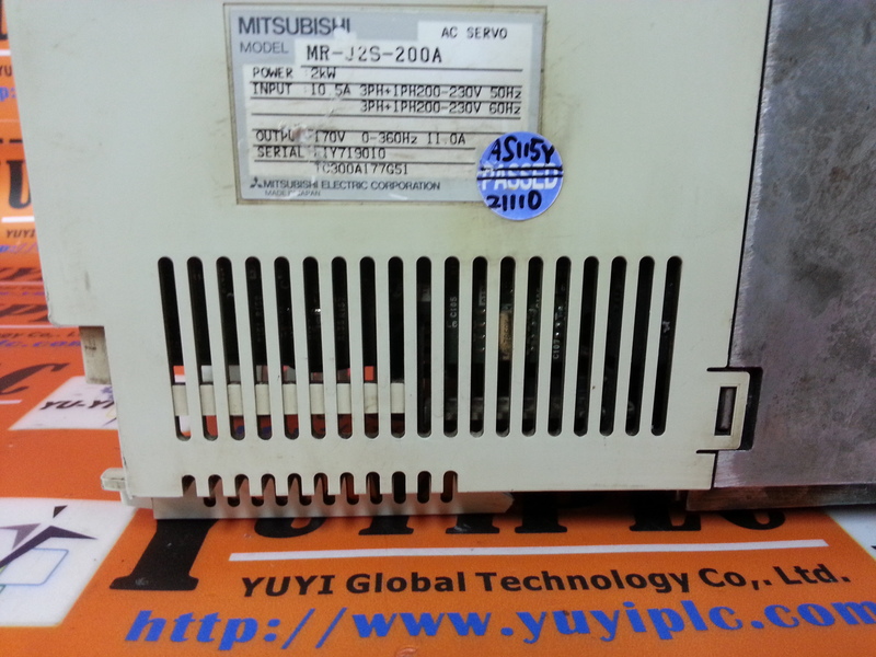 MITSUBISHI MR-J2S-200A AC SERVO DRIVE - PLC DCS SERVO Control MOTOR POWER  SUPPLY IPC ROBOT